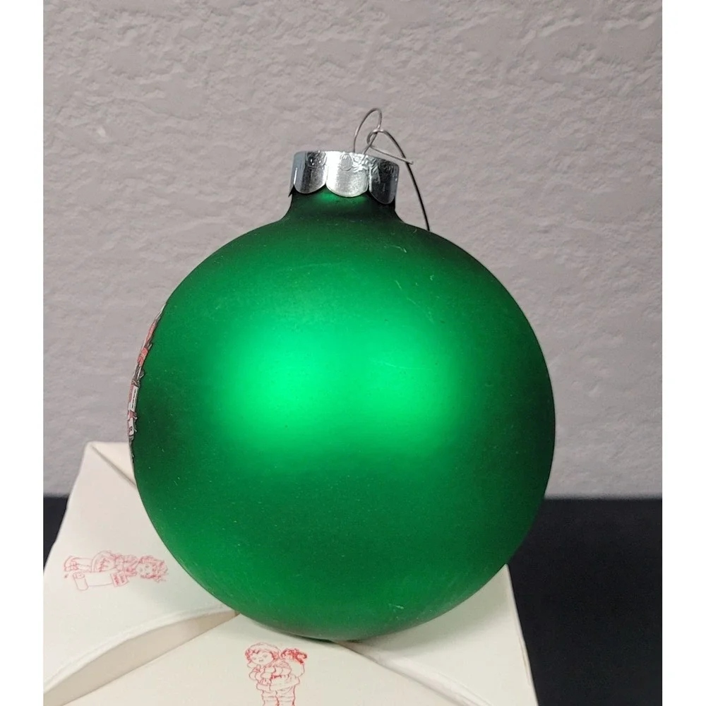 Vintage 1995 Campbell's Kids Collector's Edition Christmas Glass Ball Ornament